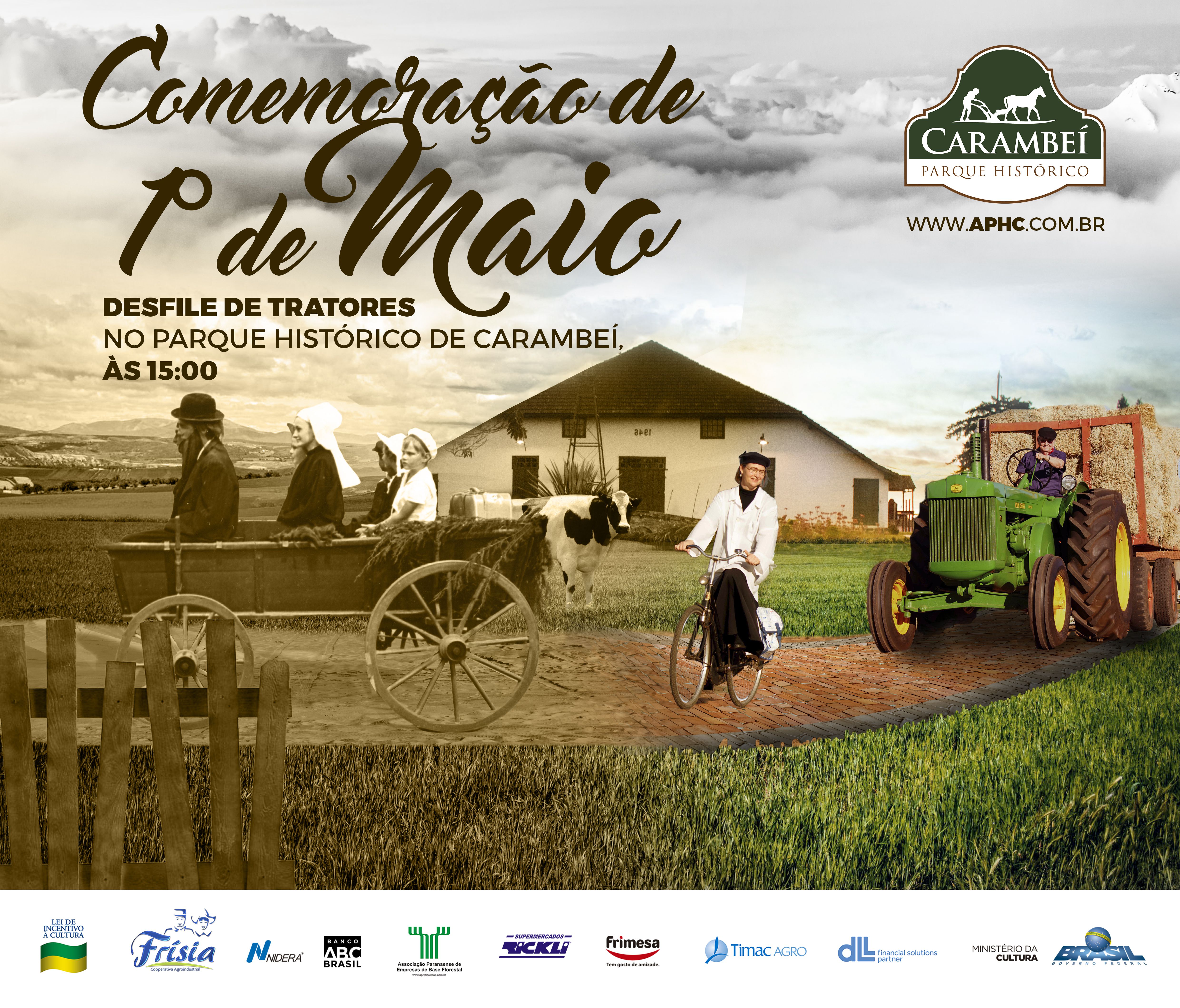 Comemoração 1º de maio no Parque Histórico