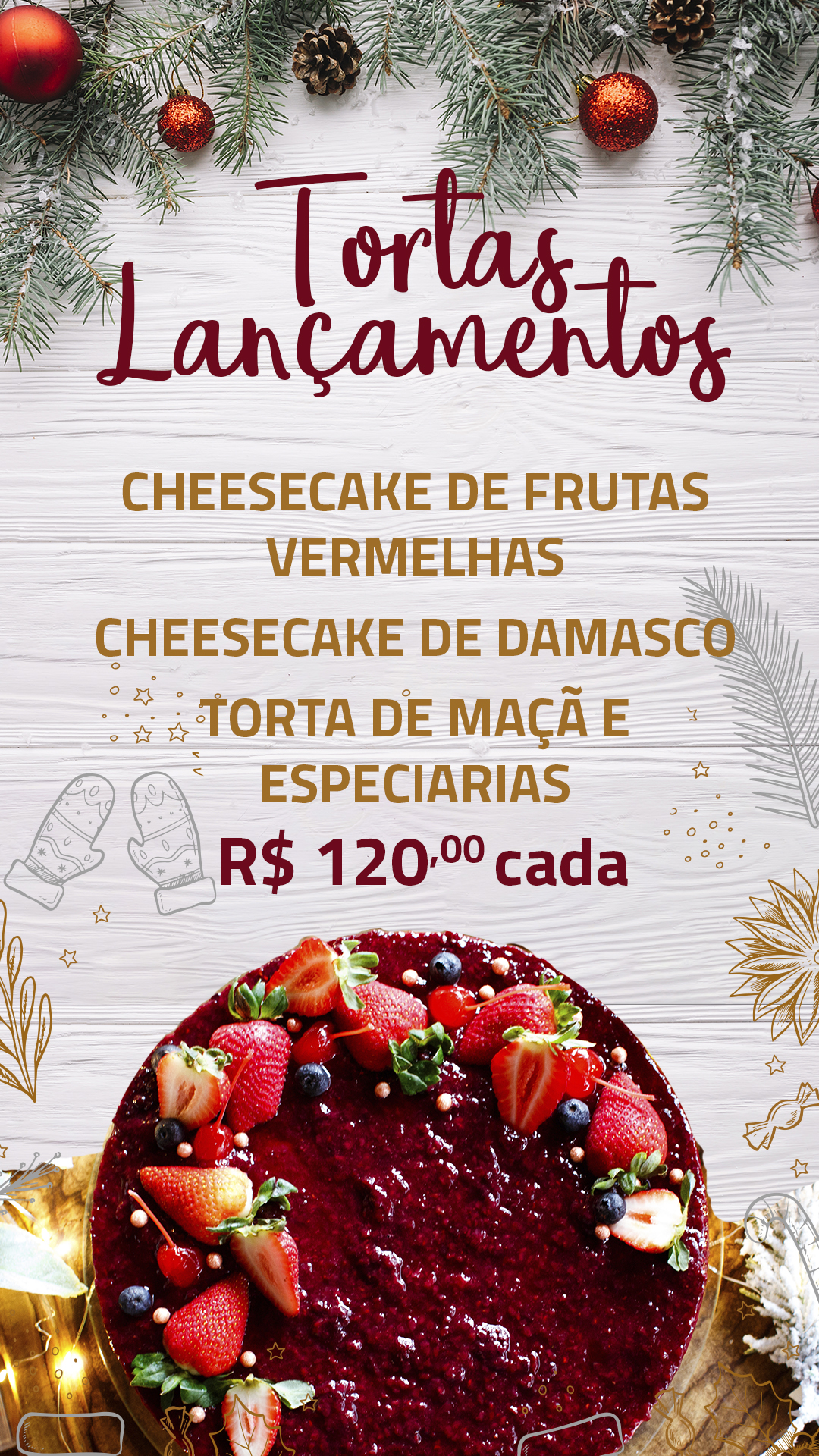 Koffiehuis Parque Histórico lança menu especial de Natal