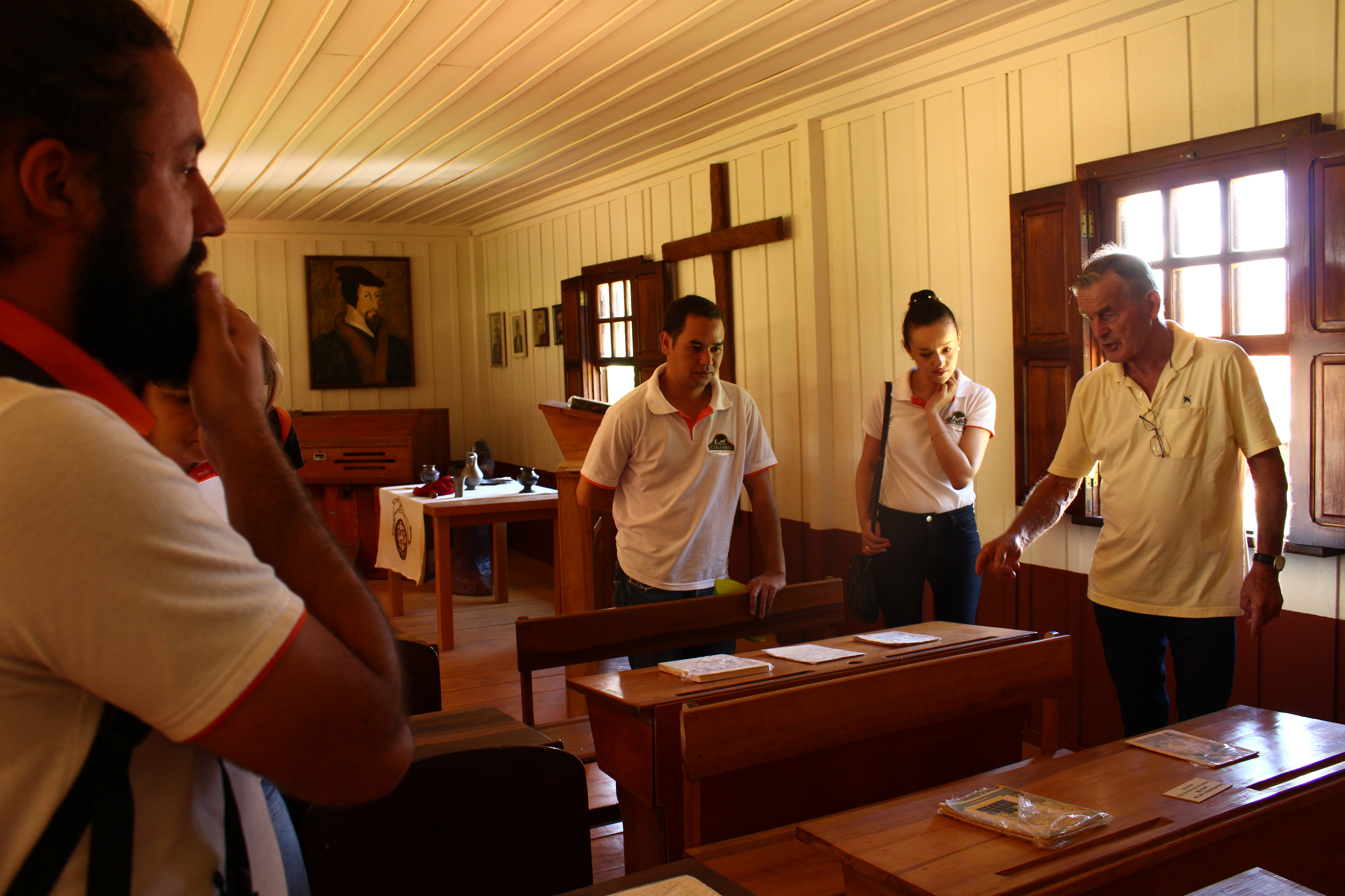 Funcionários do Parque Histórico conhecem Museu Imigrante Holandês