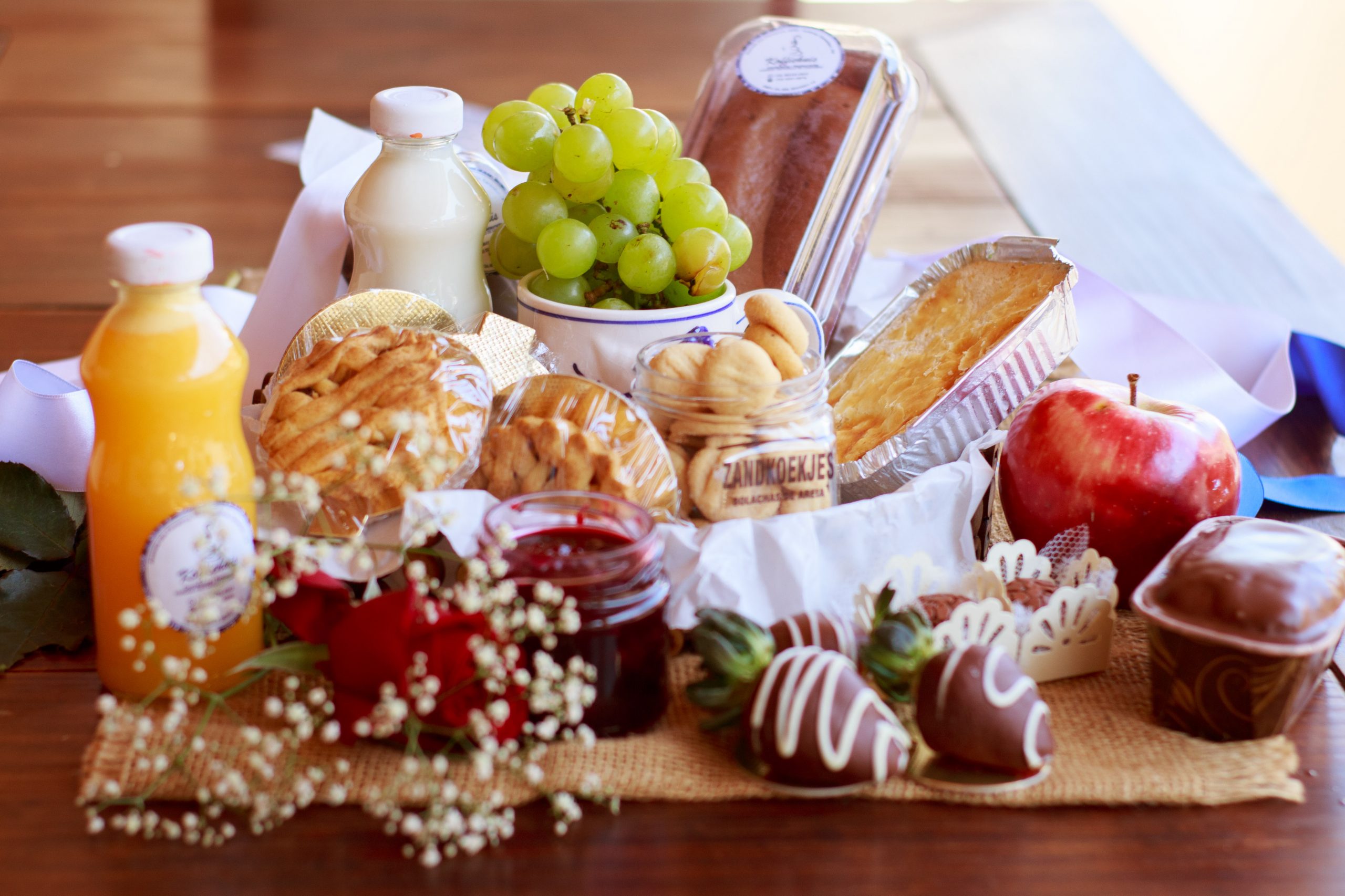 Koffiehuis Parque Histórico preparou uma linda cesta de Dia das Mães