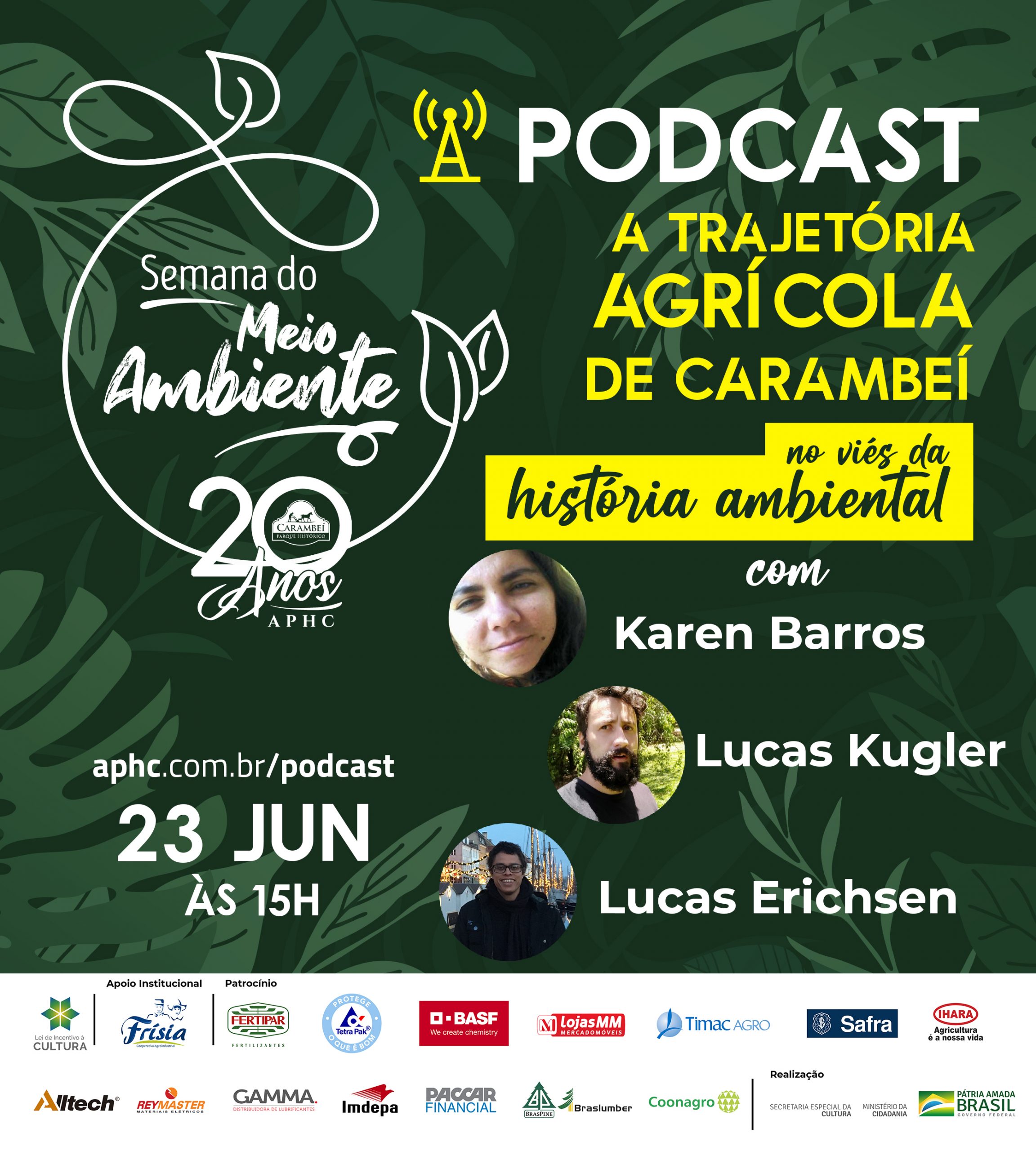 A trajetória agrícola de Carambeí é tema de podcast do Parque Histórico