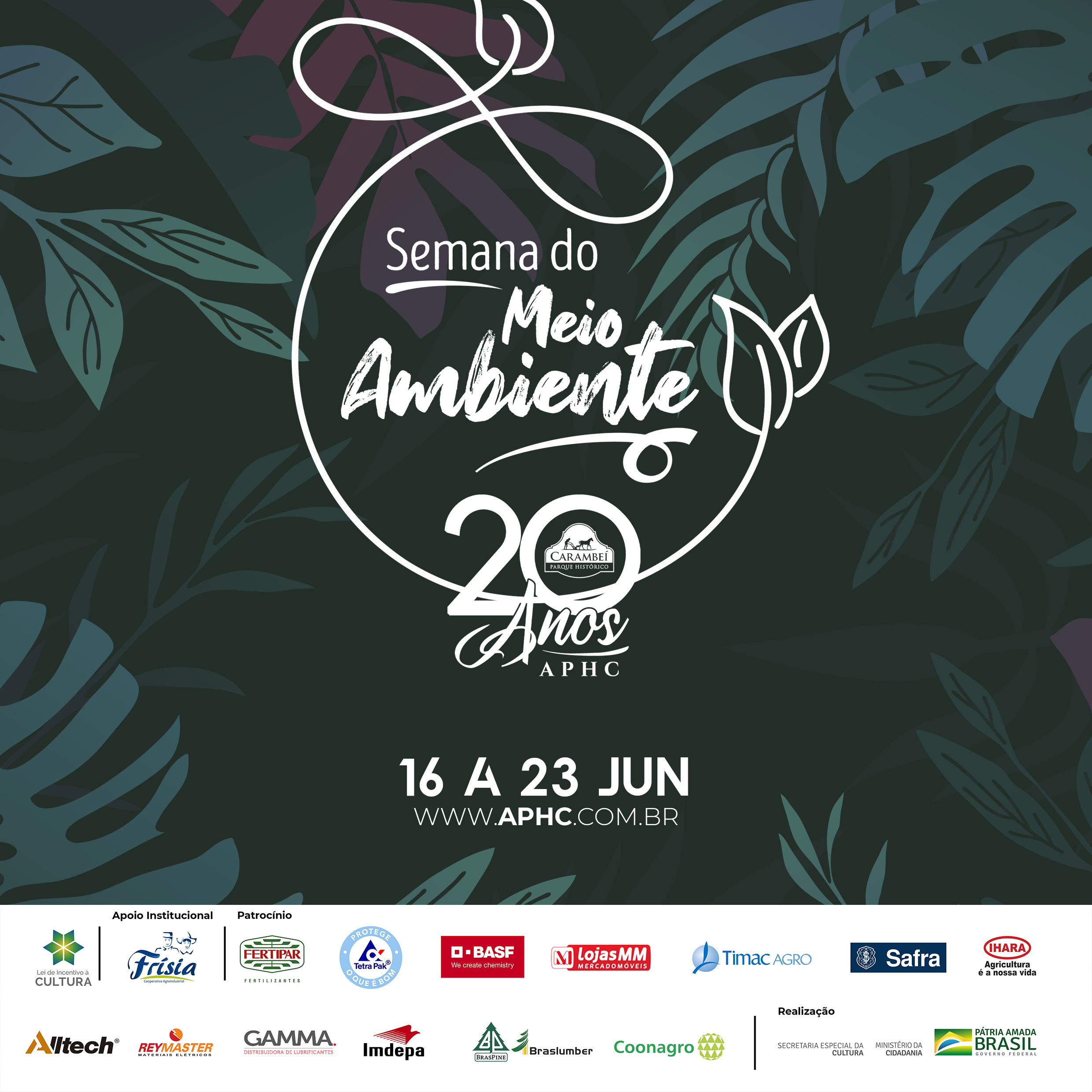 Parque Histórico realizará Semana do Meio Ambiente