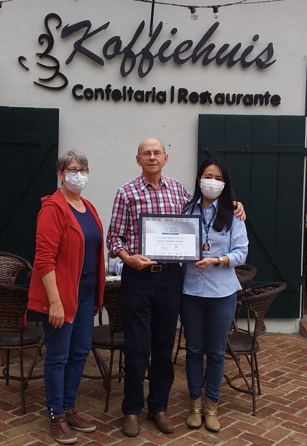 Koffiehuis Parque Histórico conquista certificação de qualidade no turismo