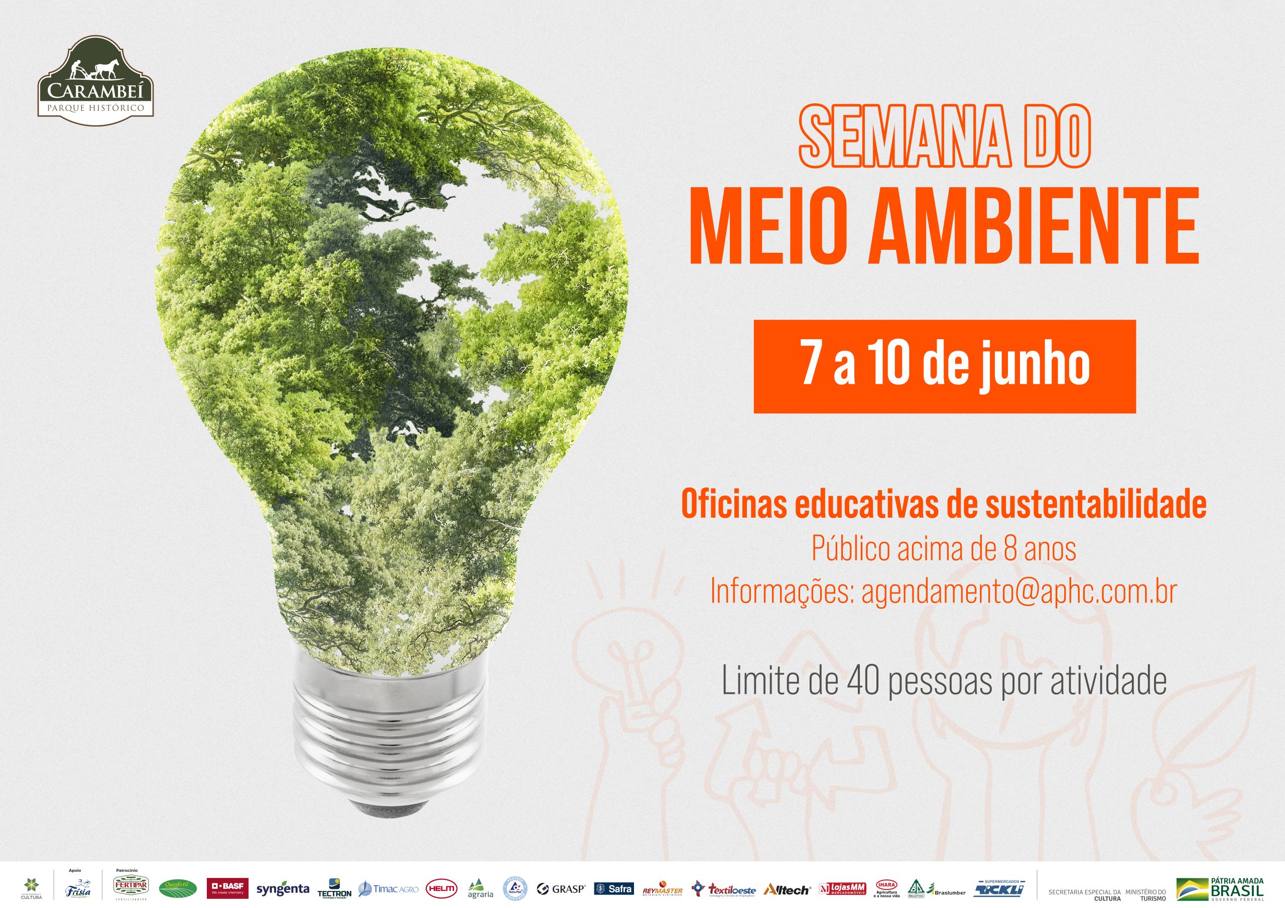 Parque Histórico organiza Semana do Meio Ambiente