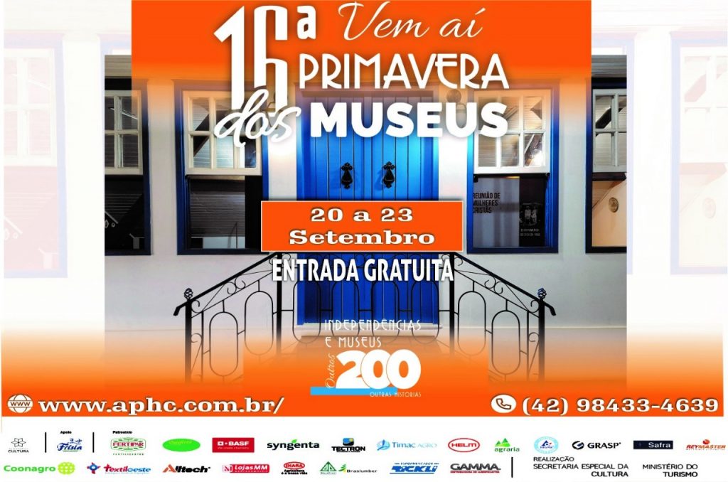 Parque Histórico terá entrada gratuita na Primavera dos Museus