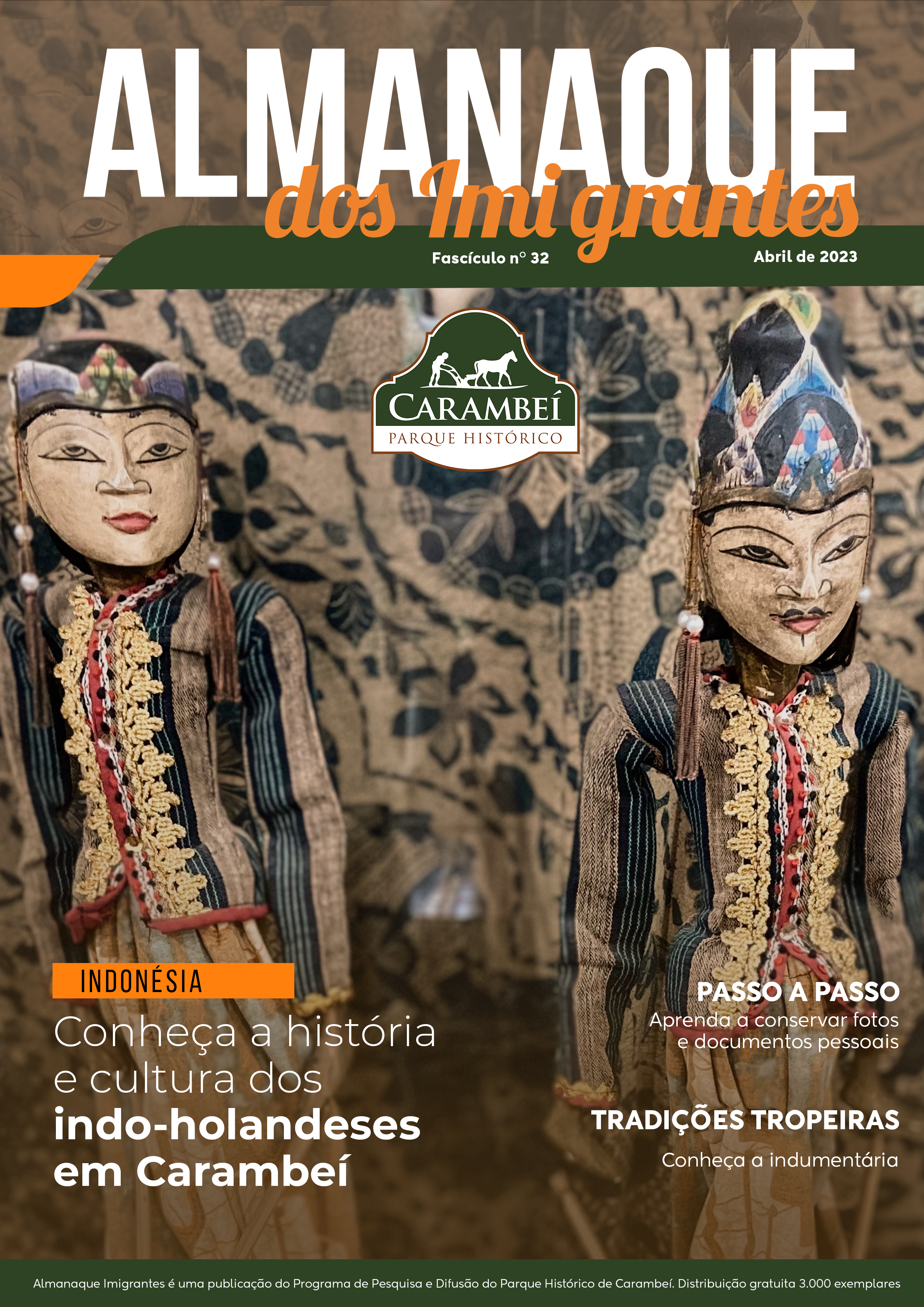 Parque Histórico lança 32.ª edição do Almanaque dos Imigrantes