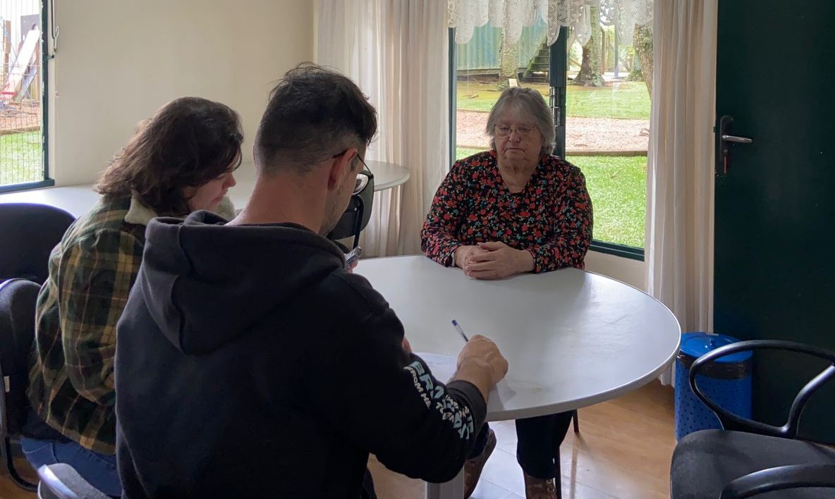 Parque Histórico realiza entrevistas com a comunidade