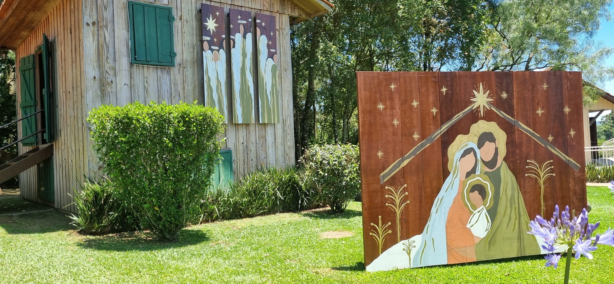 Comunidade participa da programação e decoração do 15º Natal no Parque em Carambeí