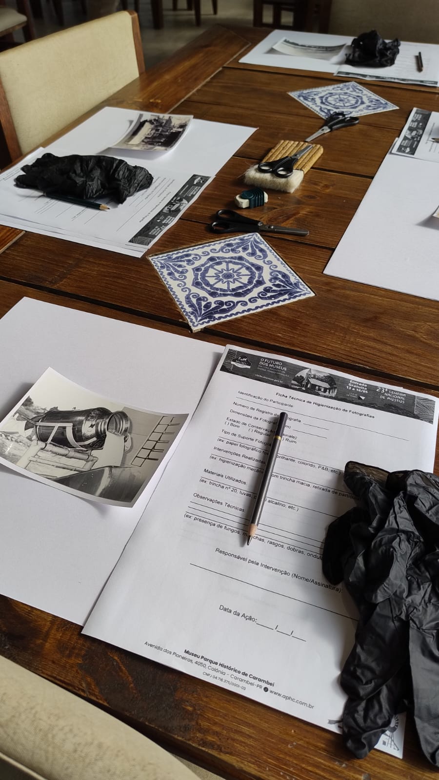 EDITAL DE ESTÁGIO MUSEU PARQUE HISTÓRICO DE CARAMBEÍ - SETOR DE ACERVOS